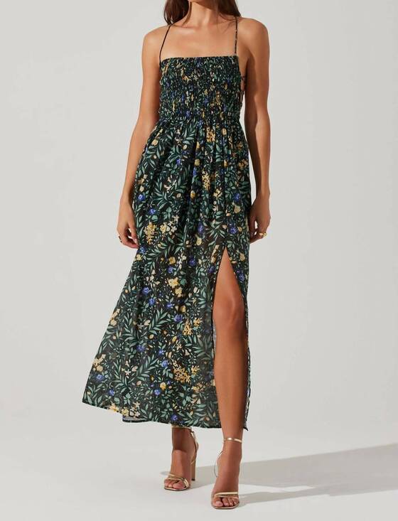 ASTR Dresses & Skirts - NEW ASTR stasia dress in black multi